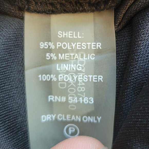 Calvin Klein Black and Gold dress - Picture 7 of 8